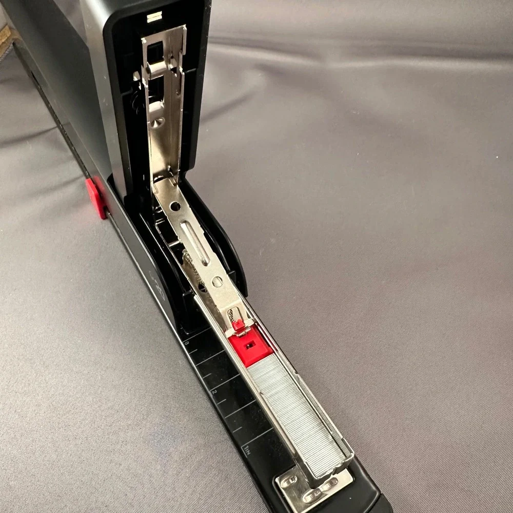 TRU RED Long Reach‎ Stapler Black 12 Inch Throat 20 Sheet Capacity TR58488